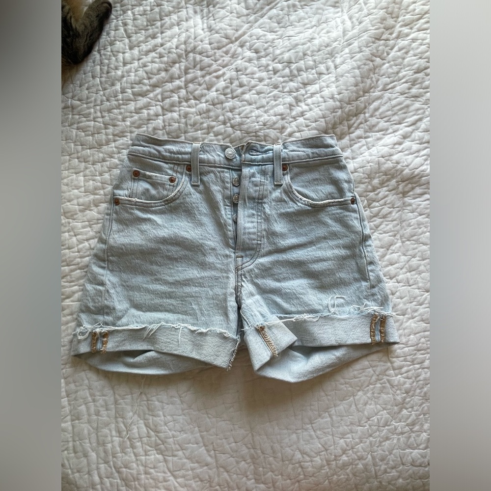 Levi’s Denim Midi Shorts